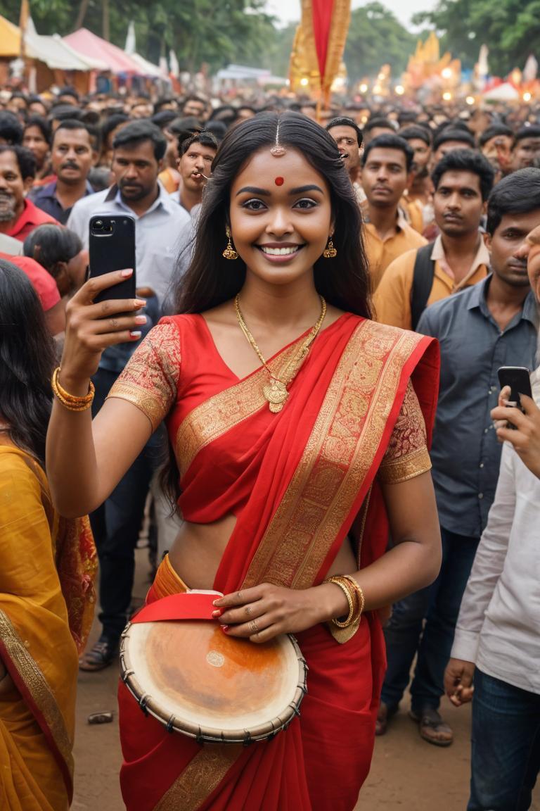 Photify AI prompt preview for Indian Woman Selfie pack - 240 - 2025-05-09T06:12:18.655Z