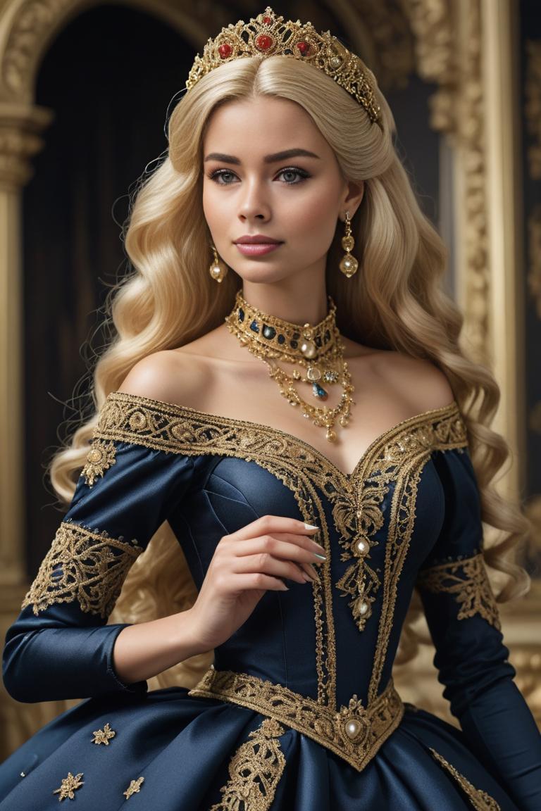 Photify AI prompt preview for Barbie Doll Baroque pack - 240 - 2025-04-19T02:02:55.934Z