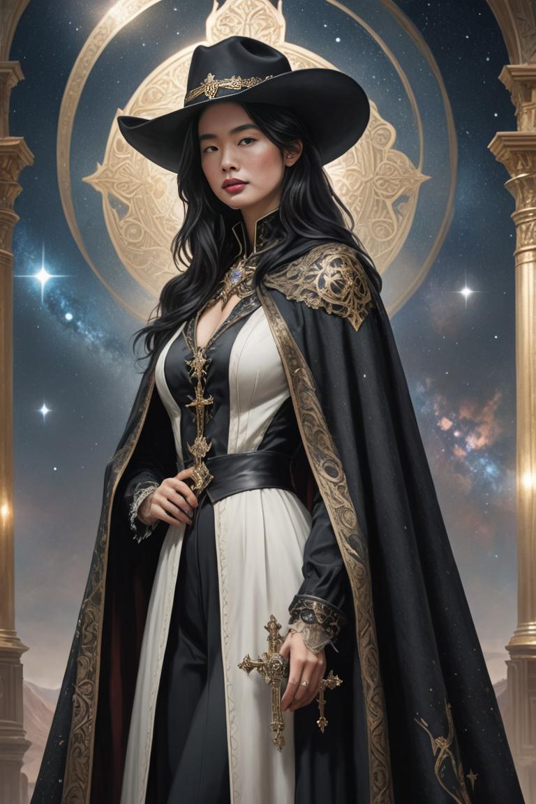 Photify AI prompt preview for Galactic Cowgirl pack - 240 - 2025-07-07T19:45:32.476Z