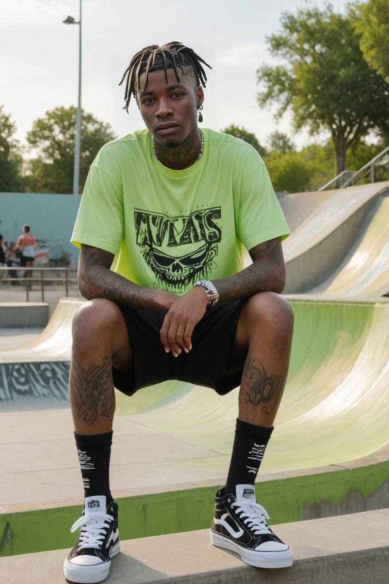 Photify AI prompt preview for Neon Skater Dreams pack - 240 - 2025-11-07T19:50:26.473Z