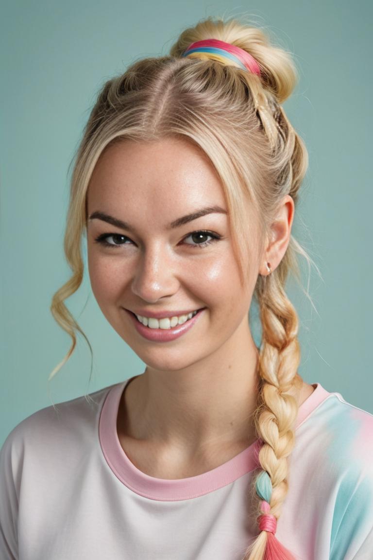 Photify AI prompt preview for Quirky Hairstyles pack - 240 - 2025-08-17T09:57:14.194Z