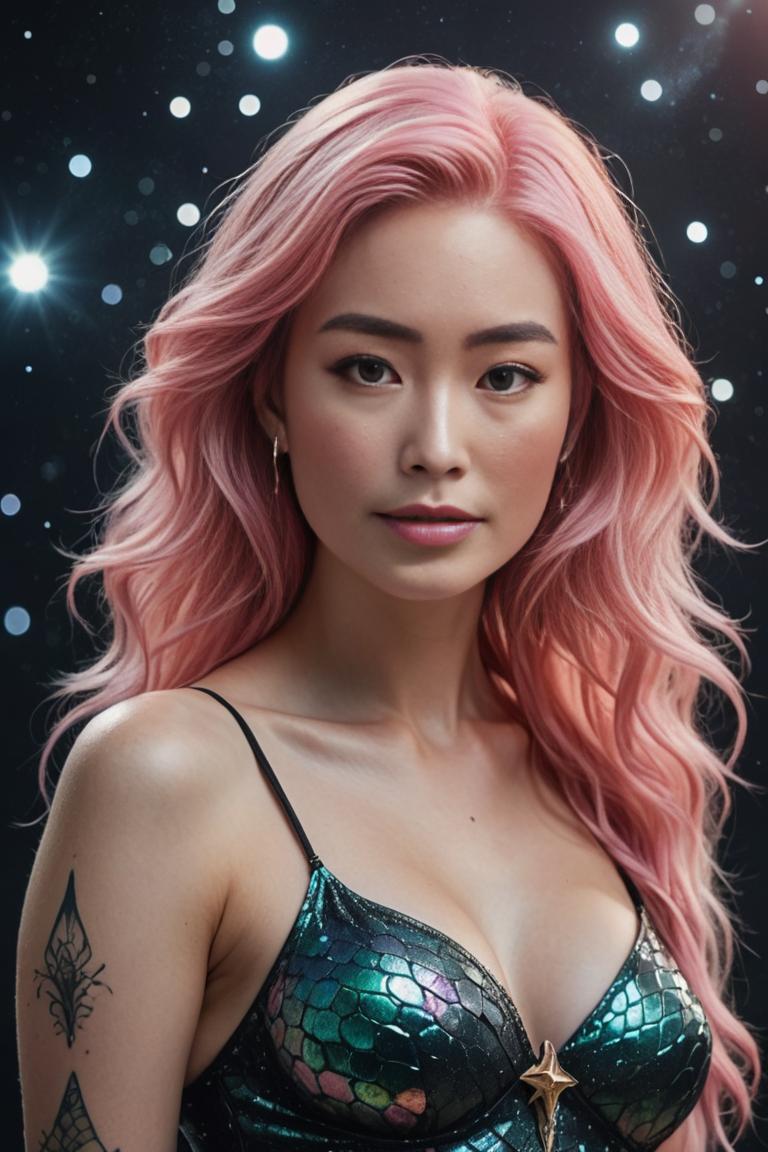 Photify AI prompt preview for Cosmic Comic Mermaid pack - 240 - 2025-10-06T06:36:32.657Z