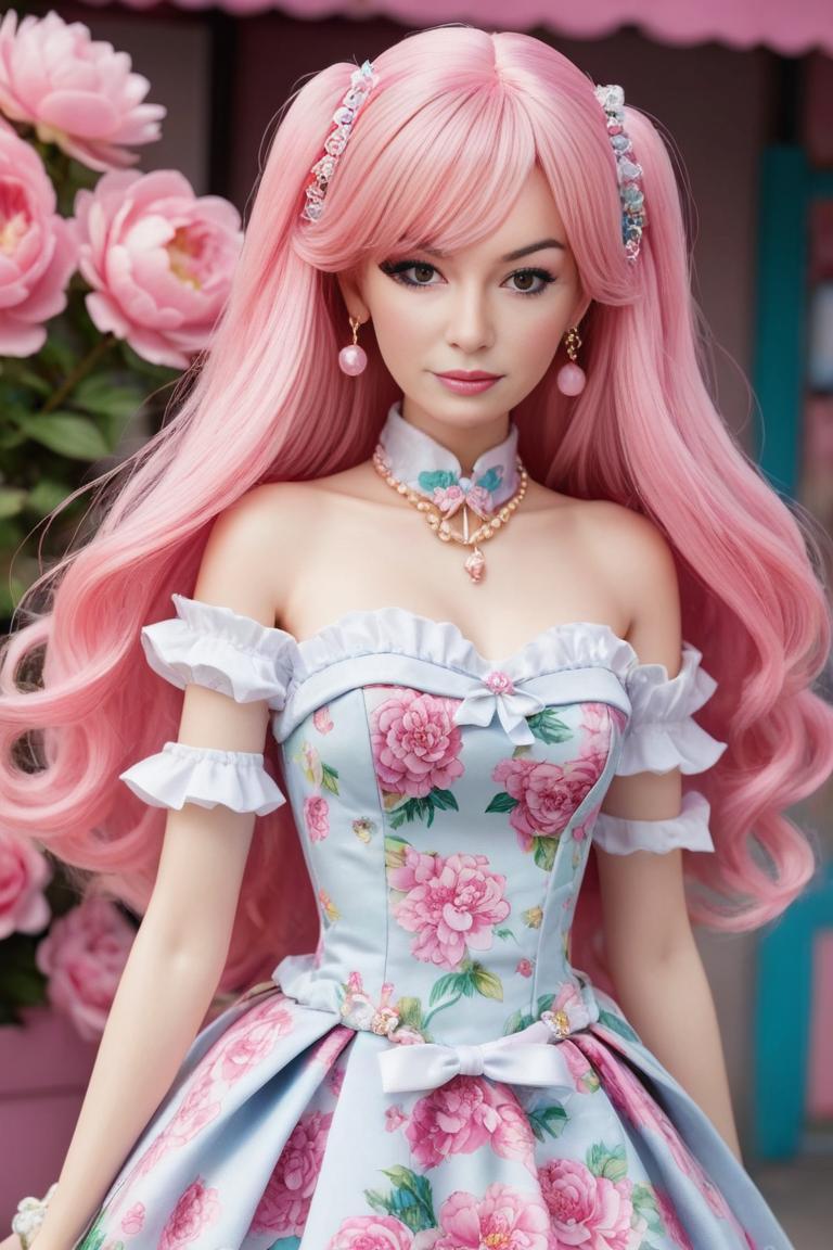 Photify AI prompt preview for Harajuku Barbie pack - 240 - 2025-05-31T00:31:35.281Z