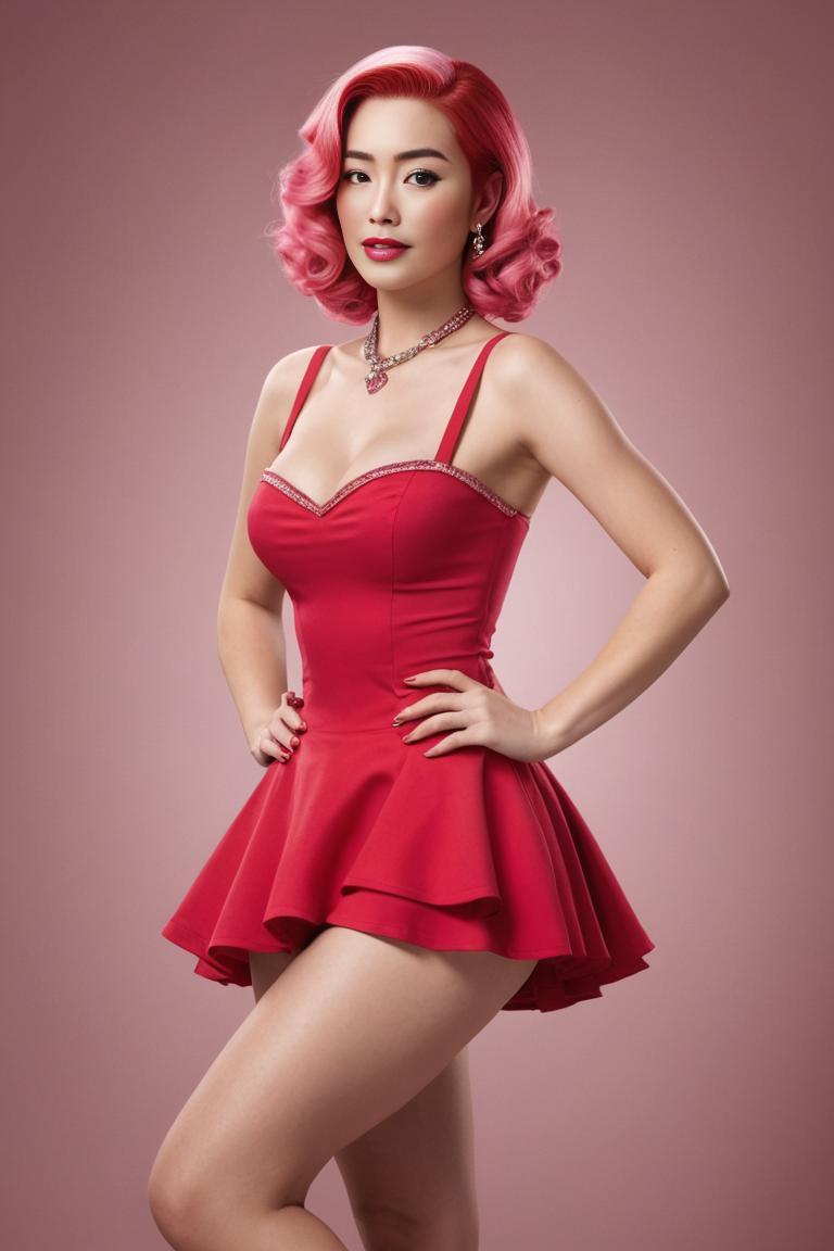 Photify AI prompt preview for Beautiful Pin-up Girl pack - 240 - 2025-05-09T05:28:49.953Z