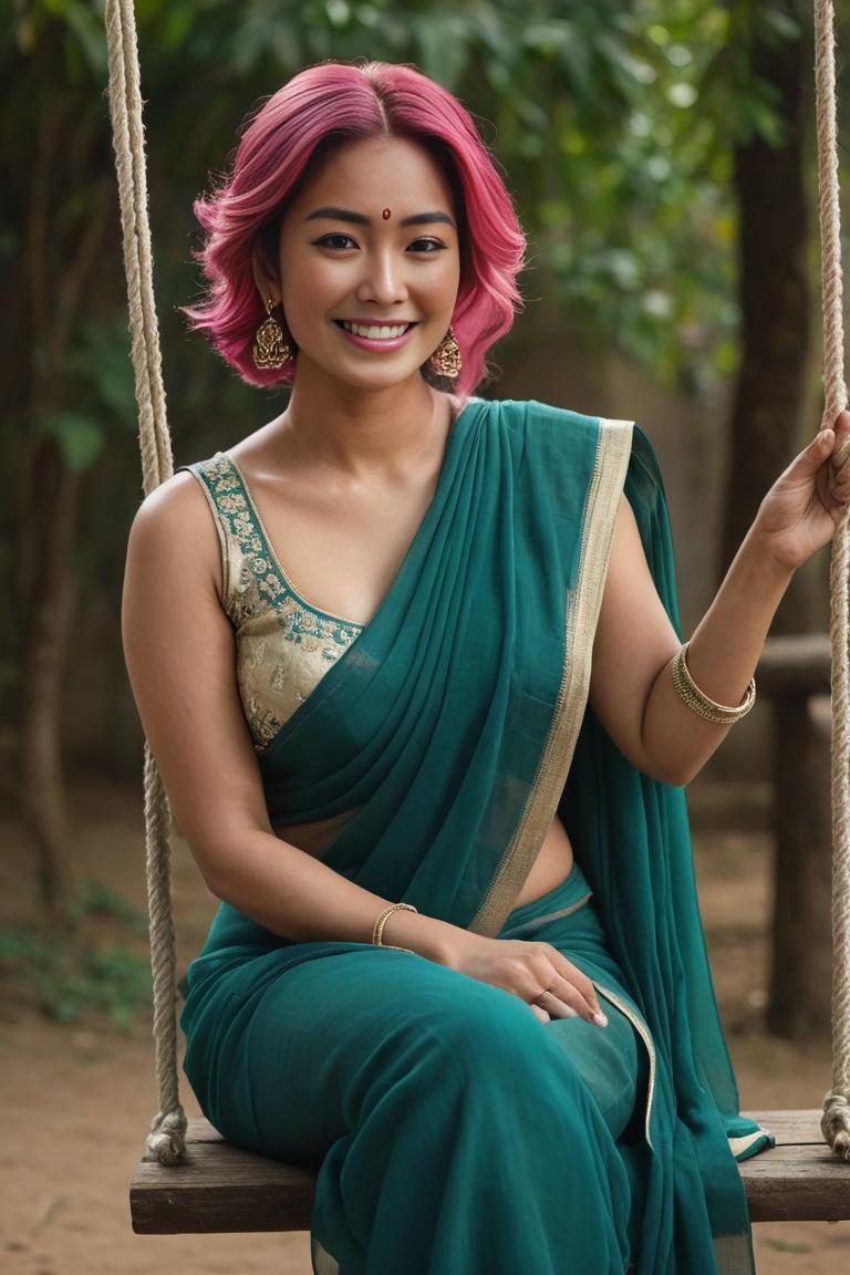 Photify AI prompt preview for Saree Flirty pack - 240 - 2025-05-09T04:33:58.119Z