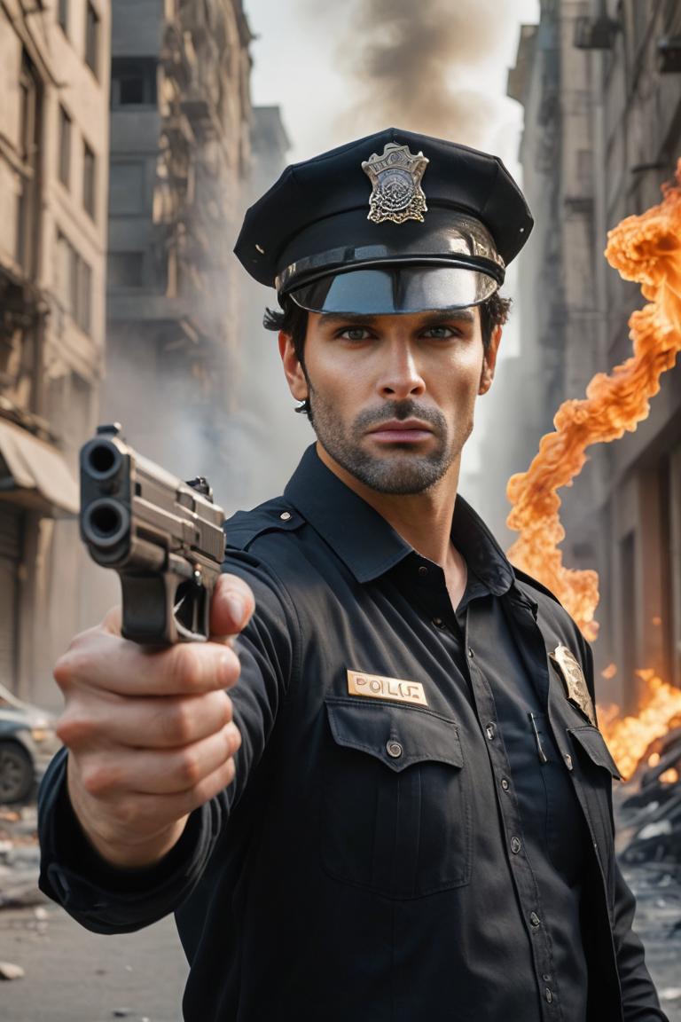 Photify AI prompt preview for Heroic Officer pack - 240 - 2025-11-22T18:15:28.313Z