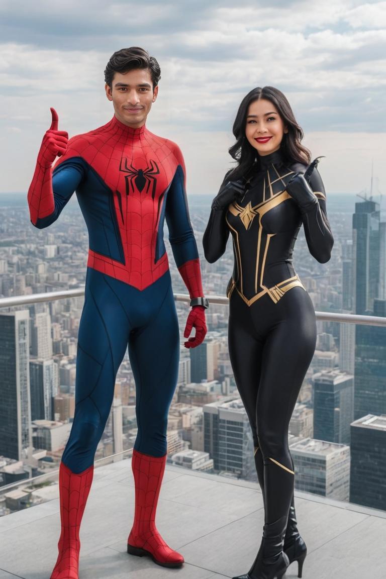 Photify AI prompt preview for Spider-couple Adventures pack - 240 - 2025-12-23T21:00:31.451Z