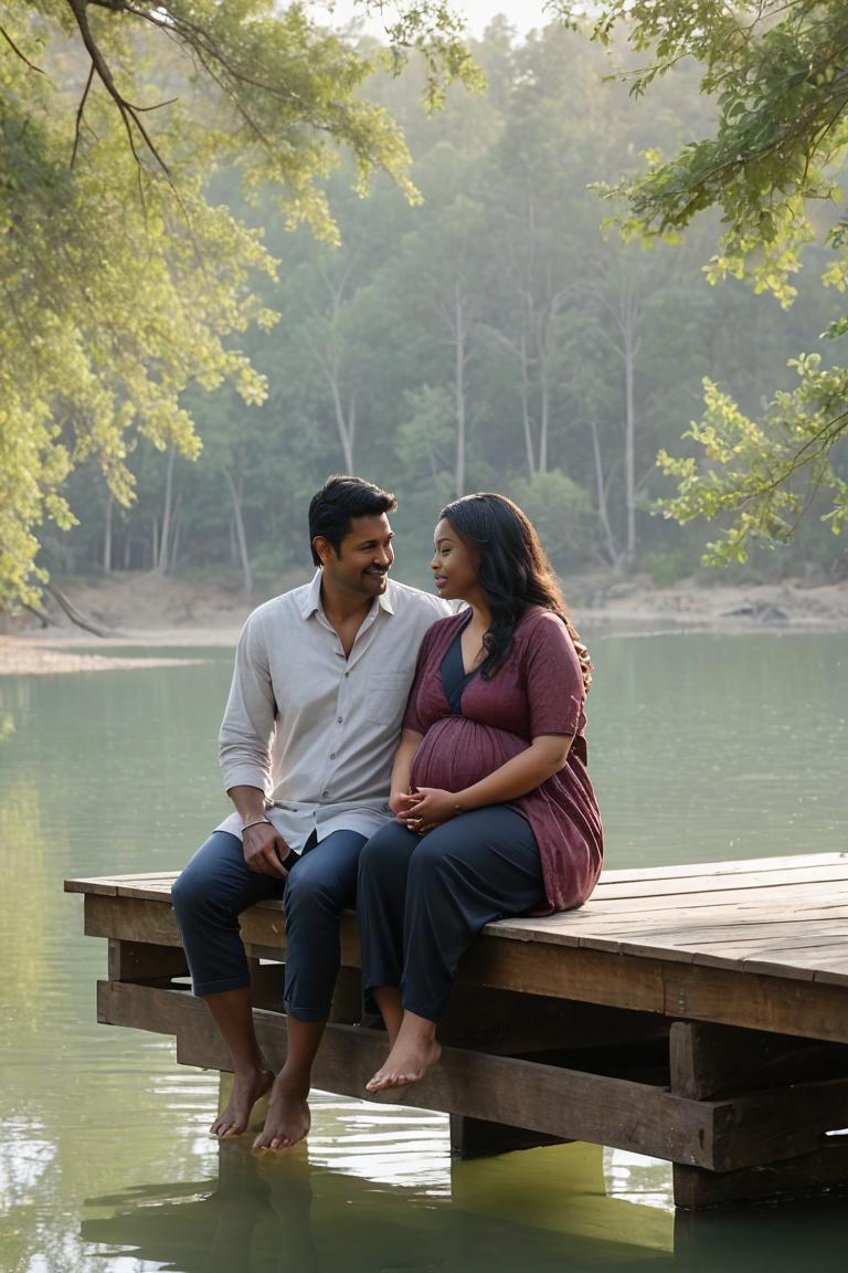 Photify AI prompt preview for Indian Man And Pregnant Wife pack - 240 - 2025-05-31T00:33:38.070Z