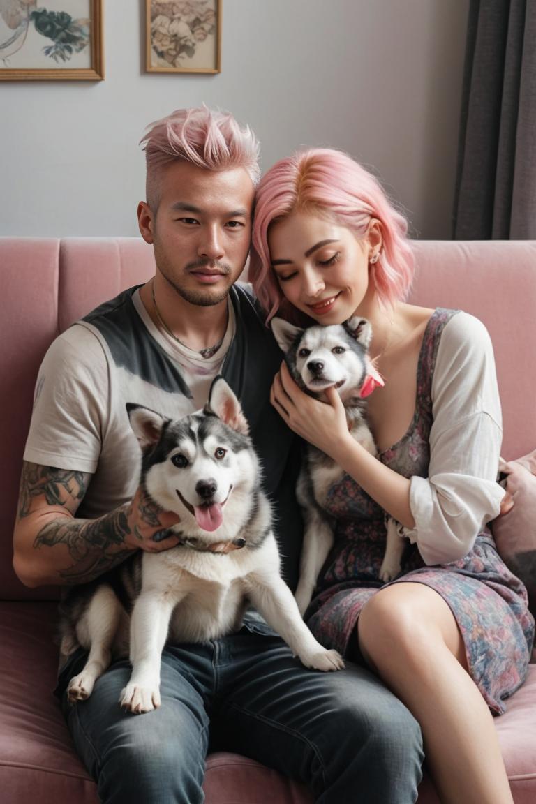 Photify AI prompt preview for Couples & Huskies pack - 240 - 2025-09-11T18:41:55.658Z