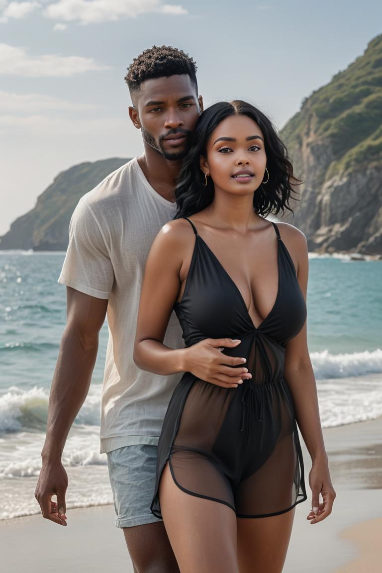 Photify AI prompt preview for Couple At The Beach pack - 240 - 2025-05-24T22:31:36.890Z