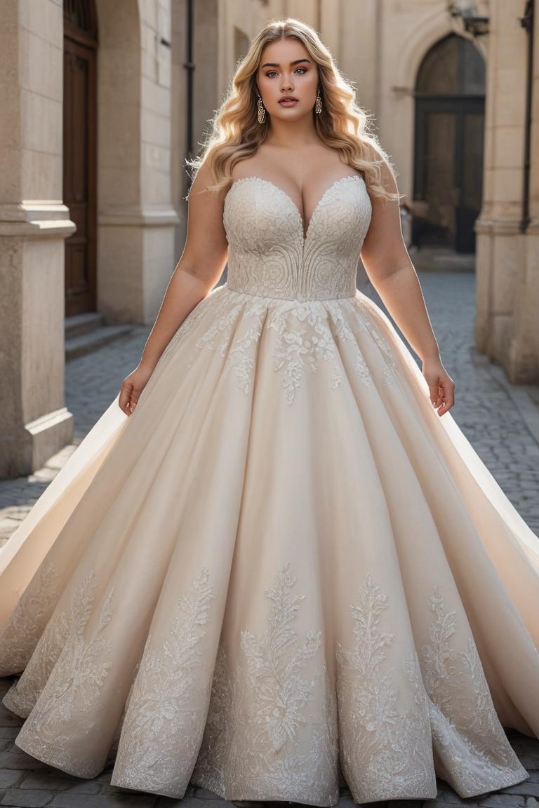 Photify AI prompt preview for Plus Size Wedding pack - 240 - 2025-04-21T15:05:04.312Z