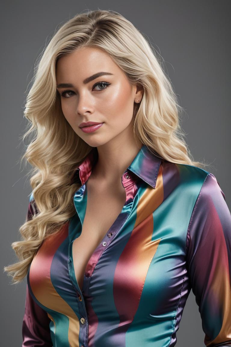 Photify AI prompt preview for Very Bright Multicoloured Outfit pack - 240 - 2025-04-19T11:21:35.526Z