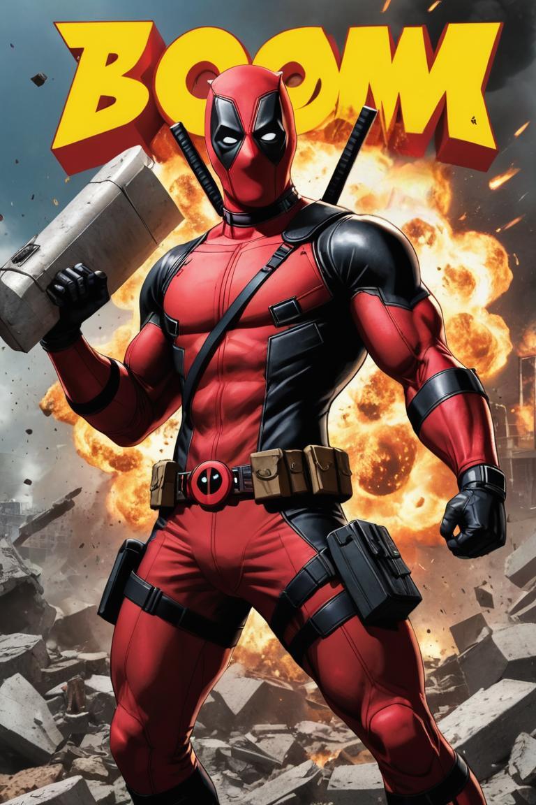 Photify AI prompt preview for Deadpool pack - 240 - 2025-04-26T21:26:29.131Z