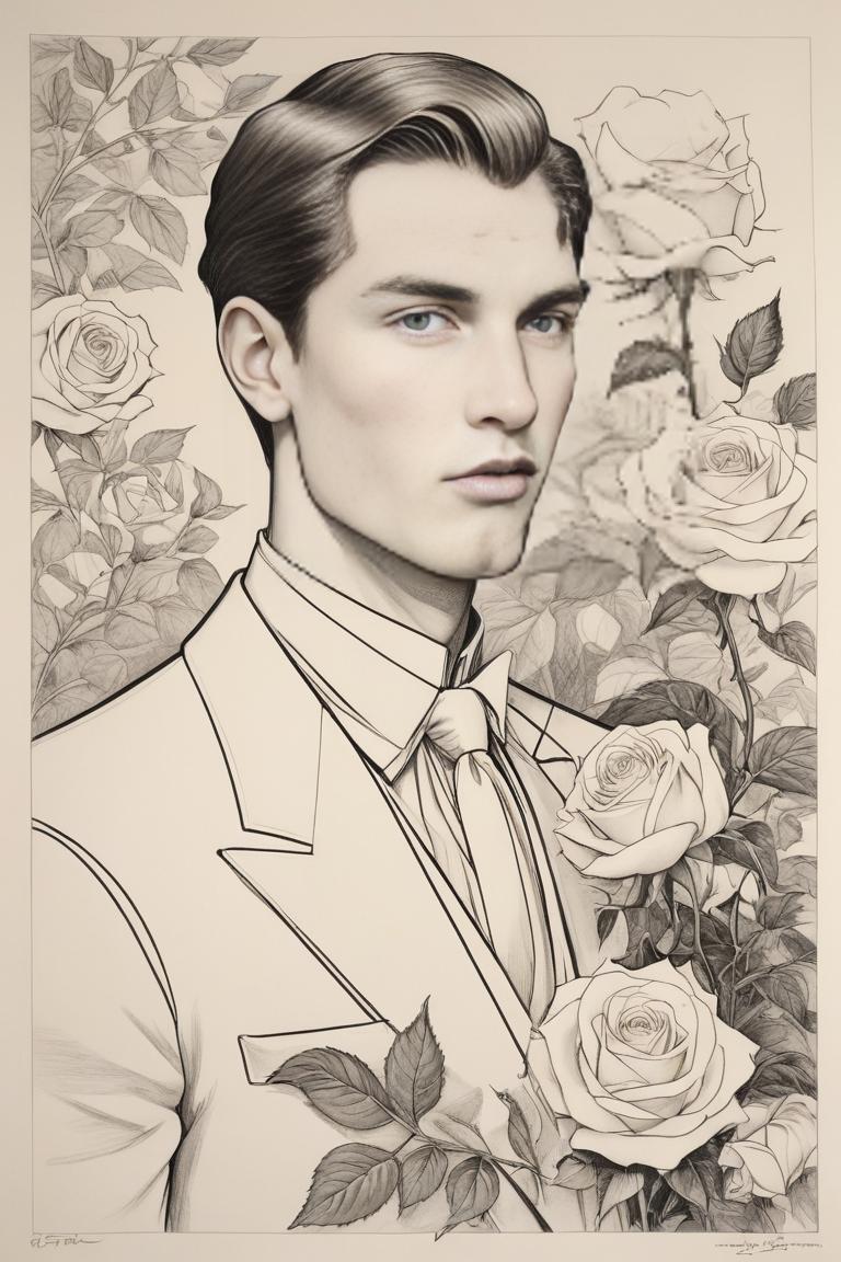 Photify AI prompt preview for Man Pencil Drawing pack - 240 - 2025-04-26T21:21:58.833Z