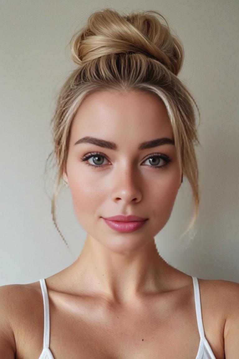 Photify AI prompt preview for Messy Bun pack - 240 - 2025-04-26T21:25:54.057Z