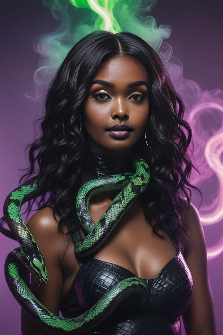 Photify AI prompt preview for Neon Medusa pack - 240 - 2025-08-04T11:00:23.949Z