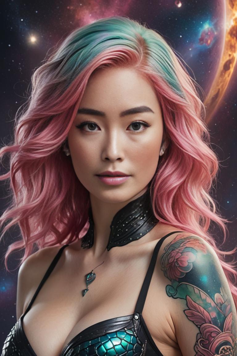 Photify AI prompt preview for Cosmic Comic Mermaid pack - 240 - 2025-10-06T06:36:32.657Z