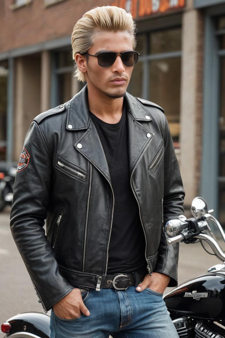 Photify AI prompt preview for Greasers On Harleys pack - 240 - 2025-05-30T23:47:38.304Z