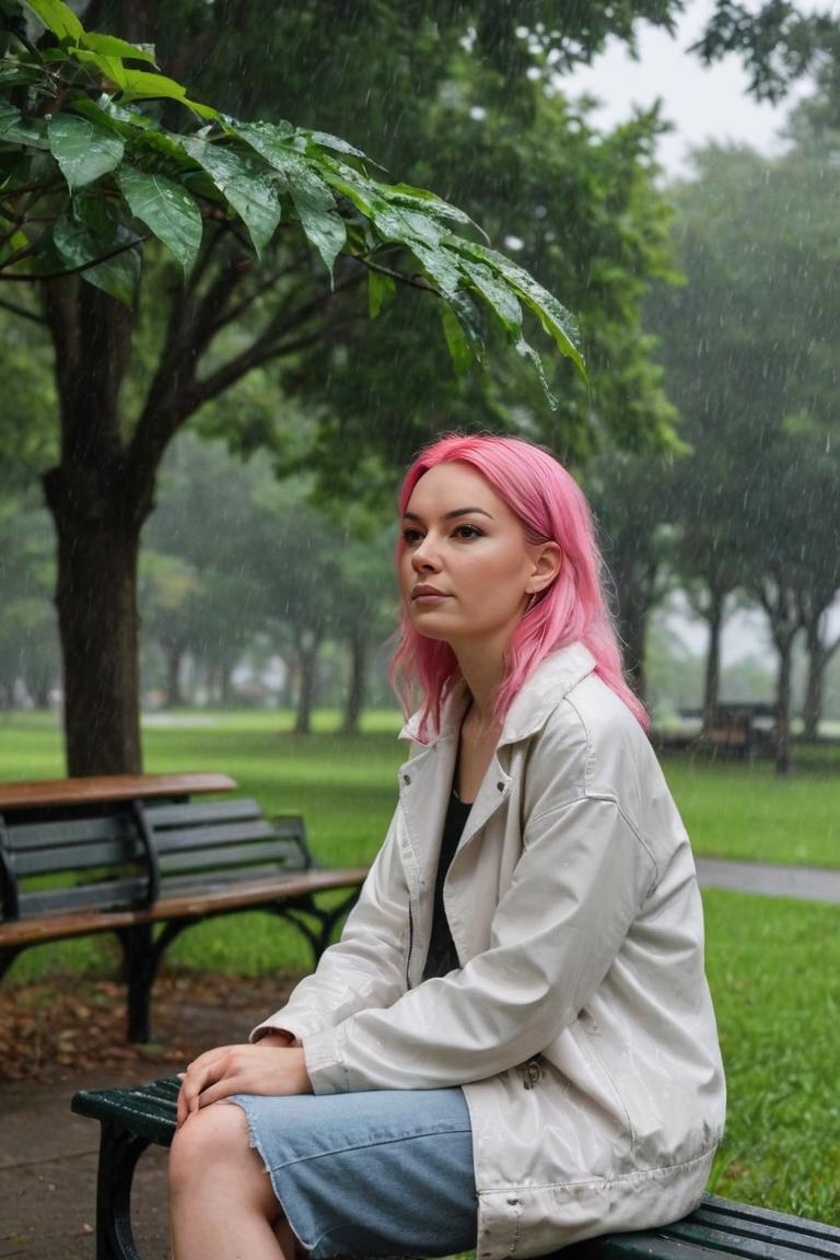 Photify AI prompt preview for Rainy Portraits pack - 240 - 2025-05-31T00:26:25.130Z