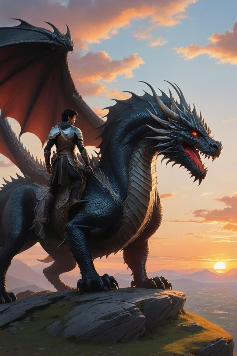 Photify AI prompt preview for Dragon Knight Saga pack - 240 - 2025-06-02T20:50:51.344Z