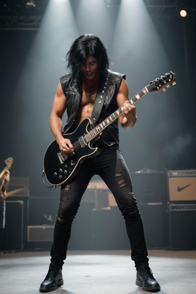 Photify AI prompt preview for 80s Rock Star Guitarist pack - 240 - 2025-05-24T12:30:24.064Z