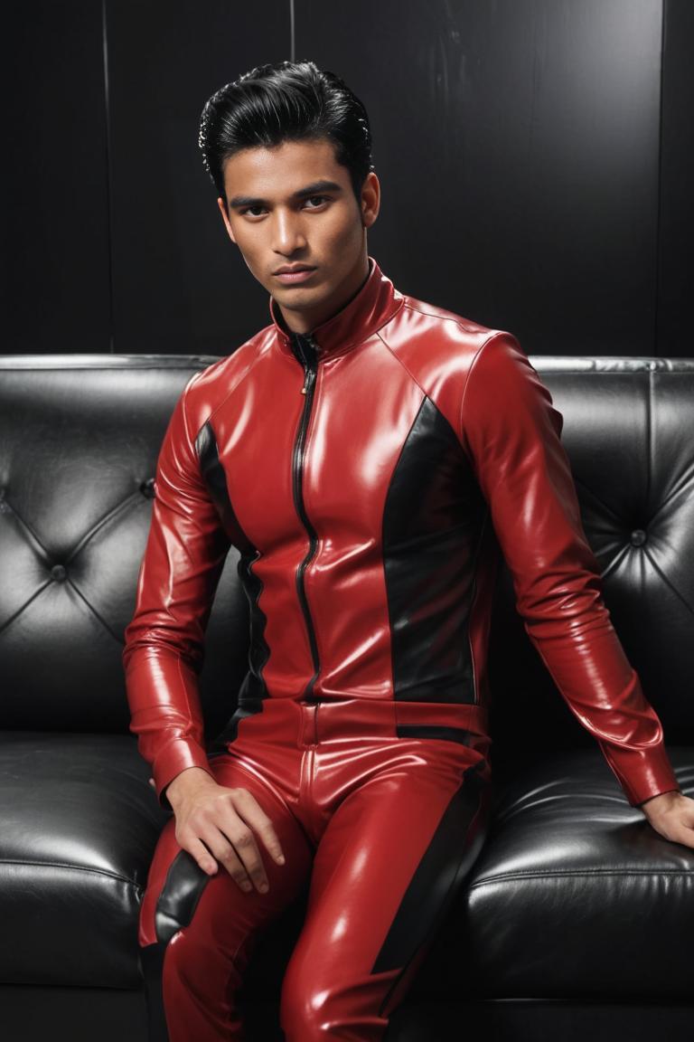 Photify AI prompt preview for Red Latex Vibes pack - 240 - 2025-05-09T18:12:01.022Z