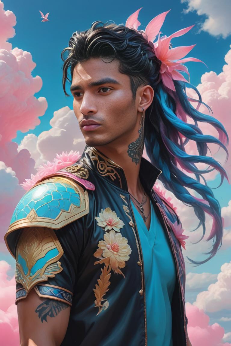 Photify AI prompt preview for Neon Warrior Dream pack - 240 - 2025-11-05T02:21:17.386Z