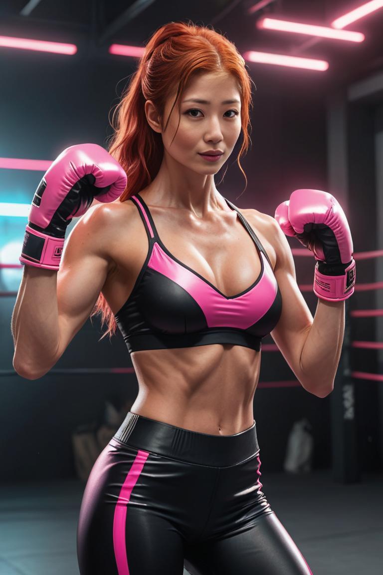 Photify AI prompt preview for Neon Boxer pack - 240 - 2025-12-04T20:18:18.798Z