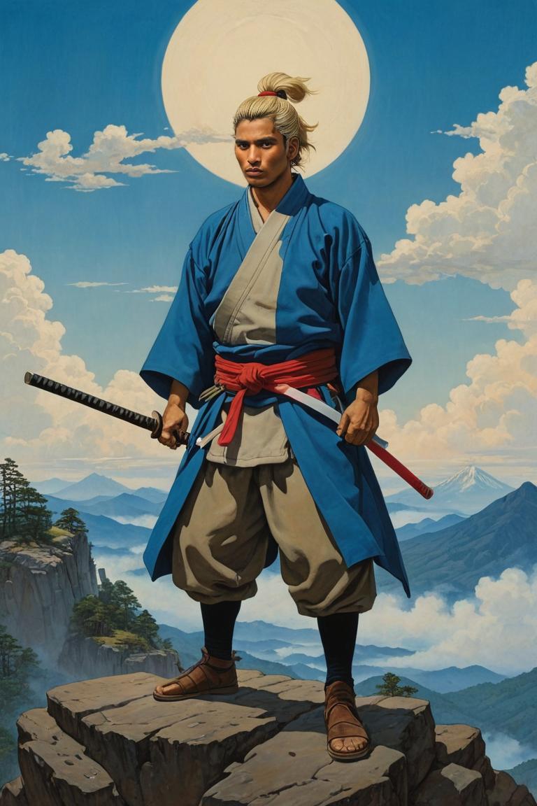 Photify AI prompt preview for Samurai Painting pack - 240 - 2025-04-21T12:05:07.584Z
