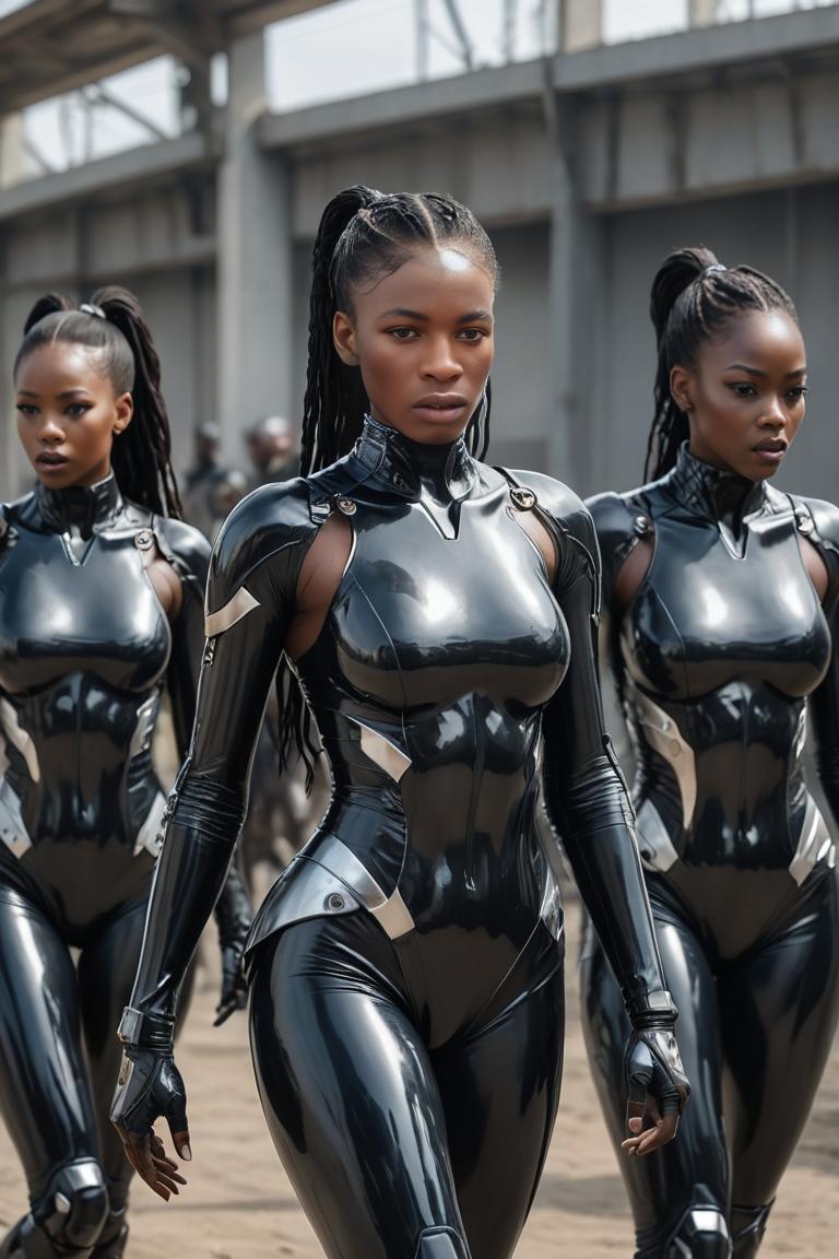 Photify AI prompt preview for Cyborg Army Latex pack - 240 - 2025-06-23T07:49:09.134Z