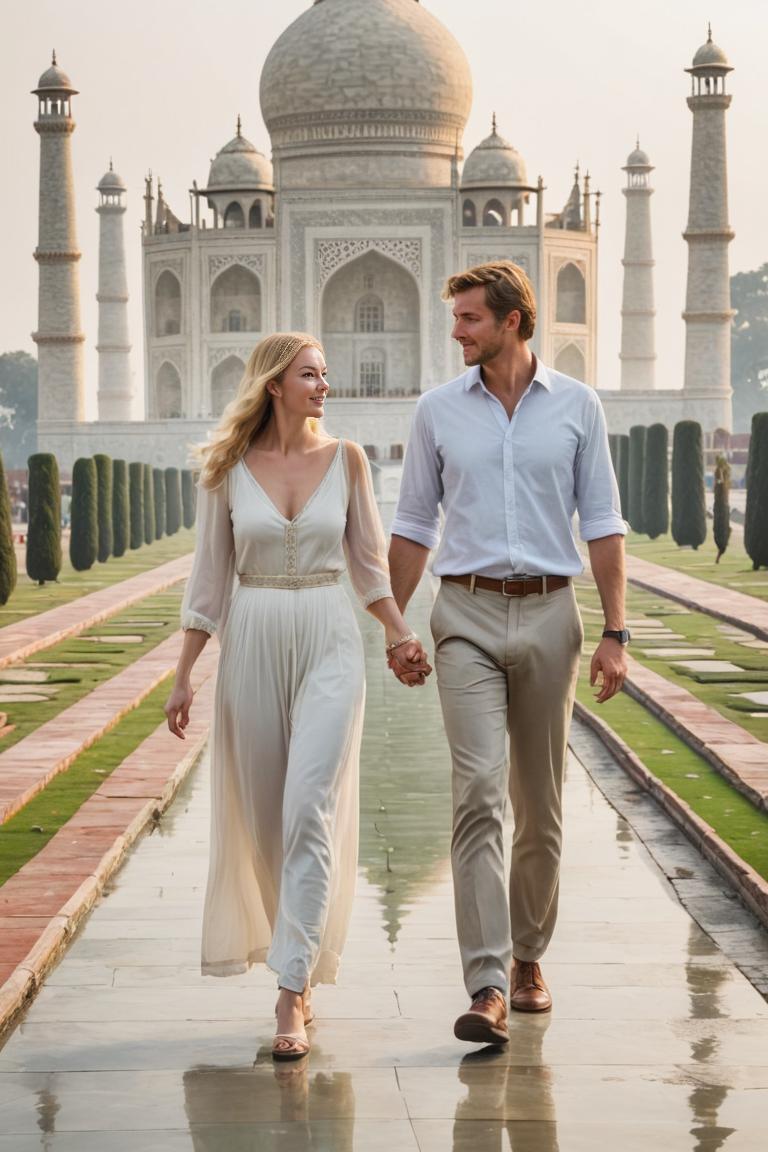 Photify AI prompt preview for Love At Taj pack - 240 - 2025-05-09T20:12:11.103Z