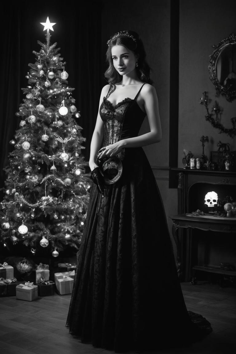 Photify AI prompt preview for Merry Macabre Christmas pack - 240 - 2025-04-28T09:34:01.328Z
