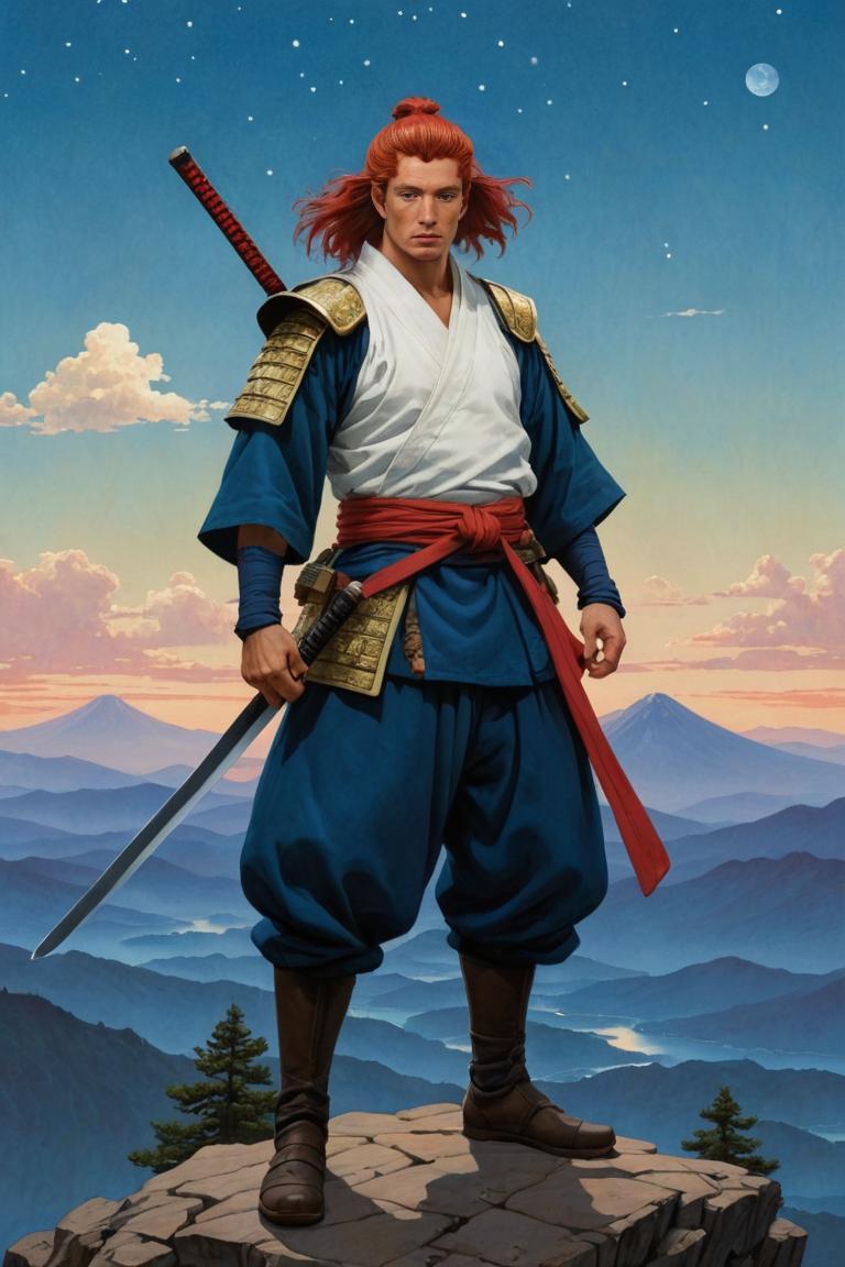 Photify AI prompt preview for Samurai Painting pack - 240 - 2025-04-21T12:05:07.584Z
