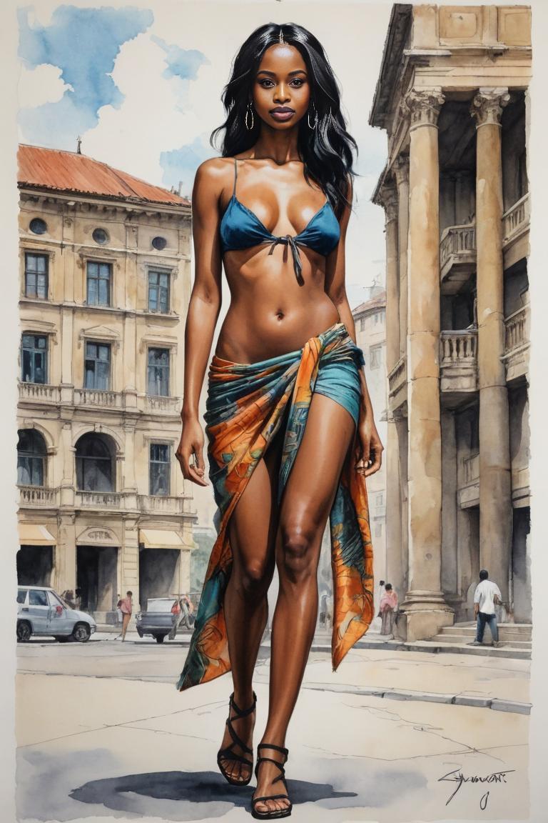 Photify AI prompt preview for Sketch Girl pack - 240 - 2025-05-31T00:08:06.107Z