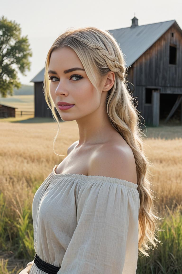 Photify AI prompt preview for Farmgirl Silhouette pack - 240 - 2025-04-18T20:12:42.447Z