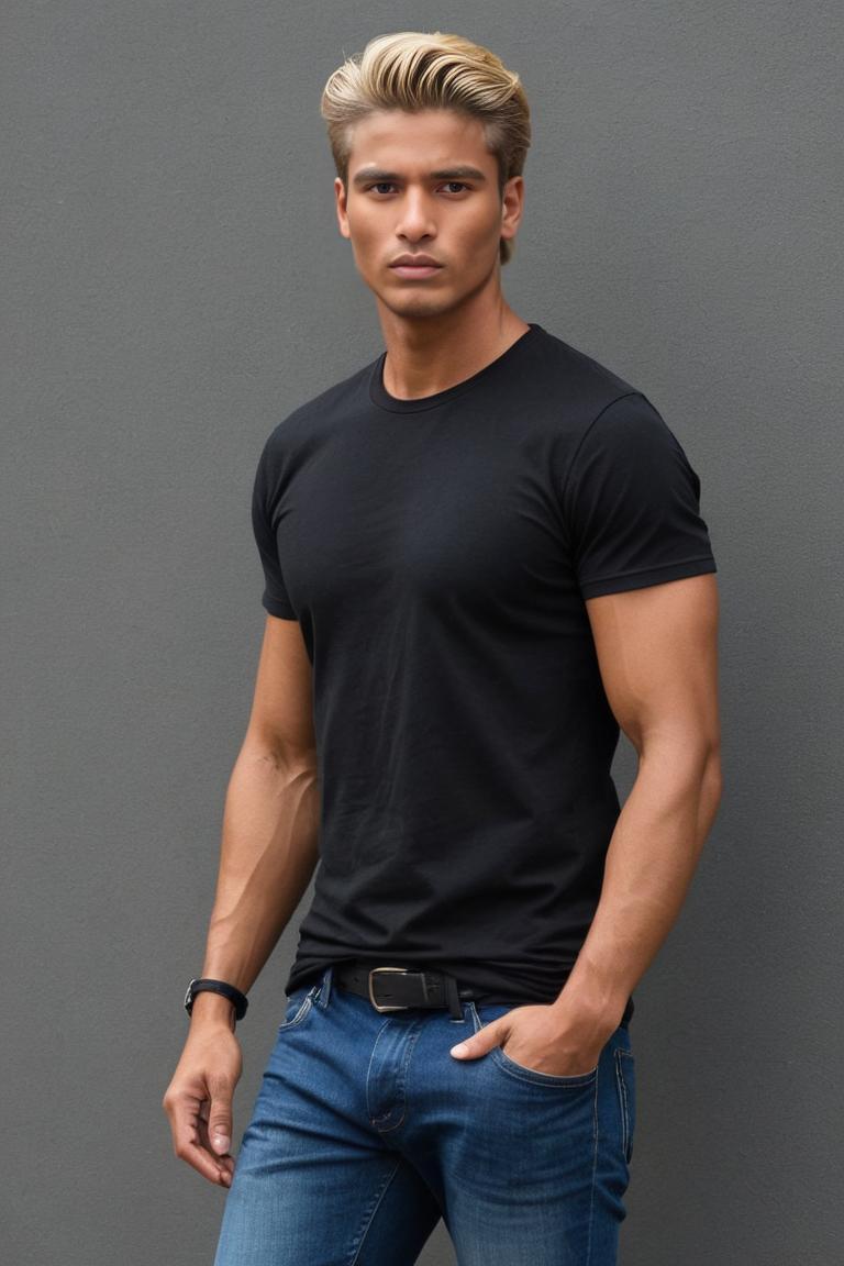 Photify AI prompt preview for Bodybuilder Jeans Shirt pack - 240 - 2025-04-28T08:59:23.641Z