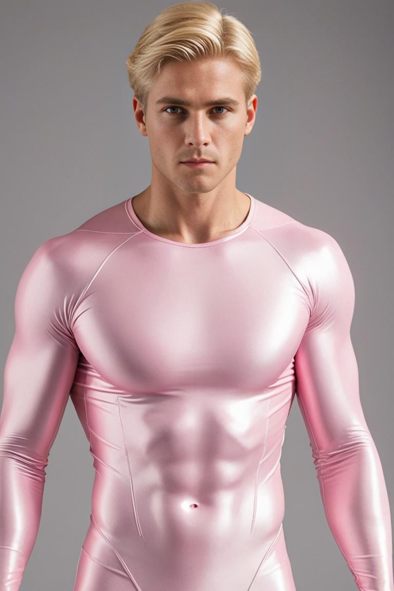 Photify AI prompt preview for Pink Spandex Gay Hero pack - 240 - 2025-05-31T00:30:32.590Z