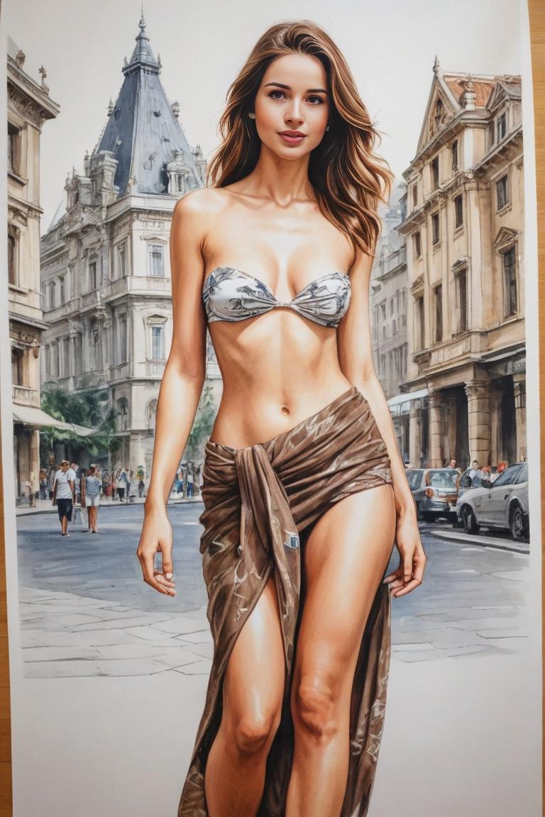 Photify AI prompt preview for Sketch Girl pack - 240 - 2025-05-31T00:08:06.107Z