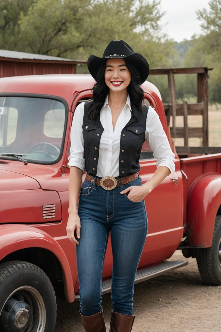 Photify AI prompt preview for Cowgirl Artistry pack - 240 - 2025-07-17T19:33:54.289Z