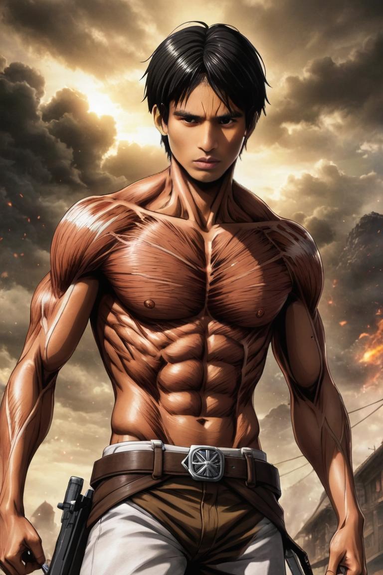 Photify AI prompt preview for Shingeki No Kyojin pack - 240 - 2025-05-14T05:37:24.035Z