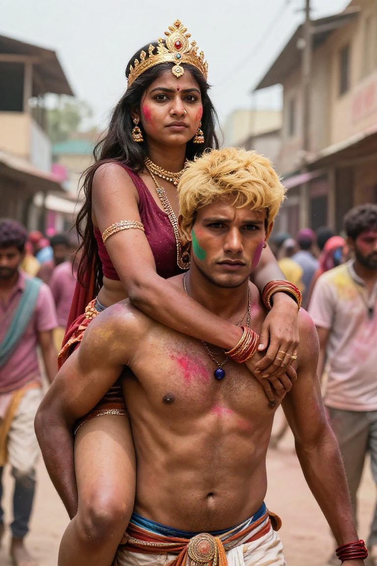 Photify AI prompt preview for Mythological Holi Moment pack - 240 - 2026-08-25T09:08:34.755Z