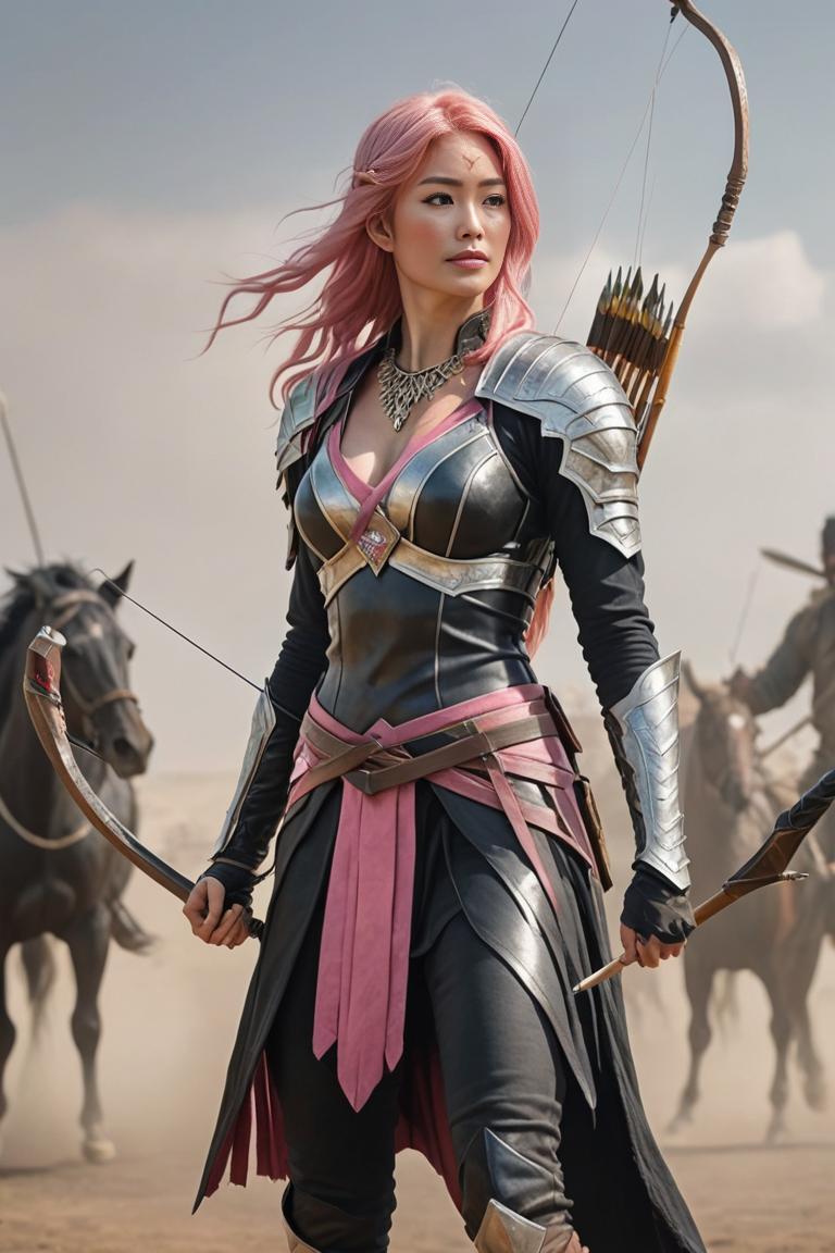 Photify AI prompt preview for Warrior Heroine pack - 240 - 2025-04-24T00:37:53.525Z
