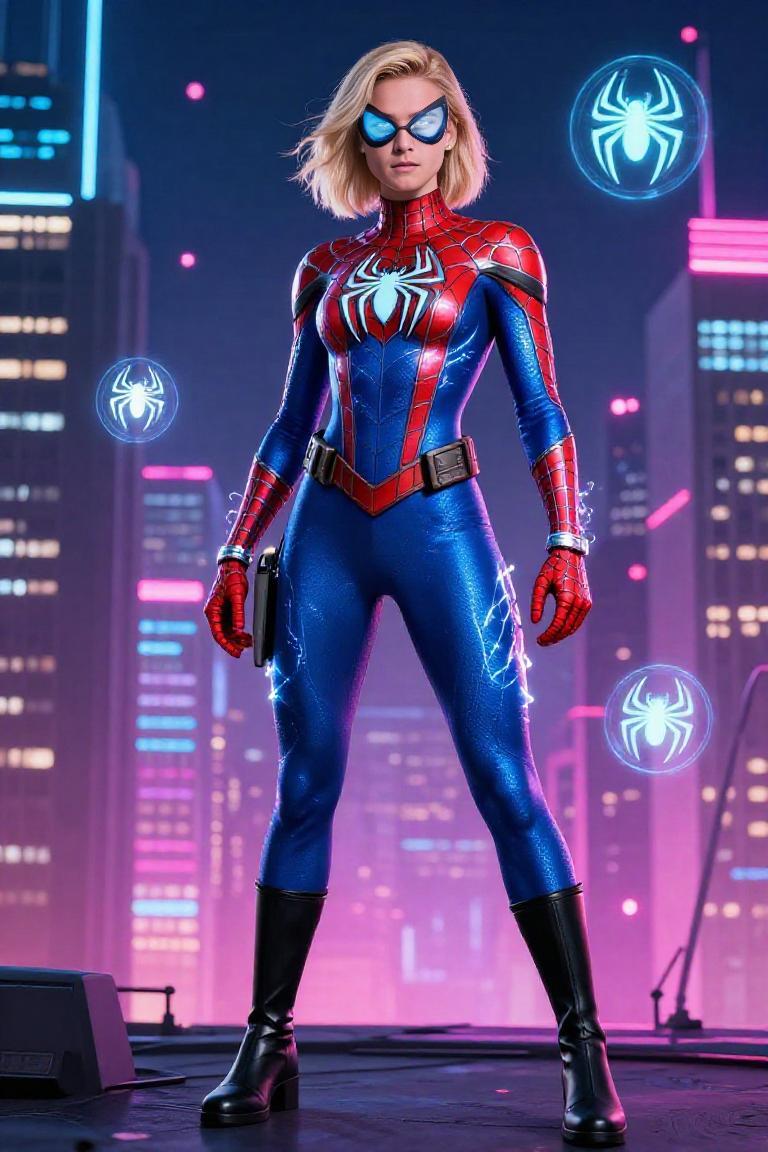 Photify AI prompt preview for Spiderwoman Glow pack - 240 - 2026-07-24T01:30:38.712Z