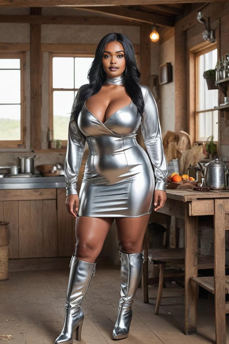 Photify AI prompt preview for Leather Dress pack - 240 - 2025-04-27T20:29:57.630Z
