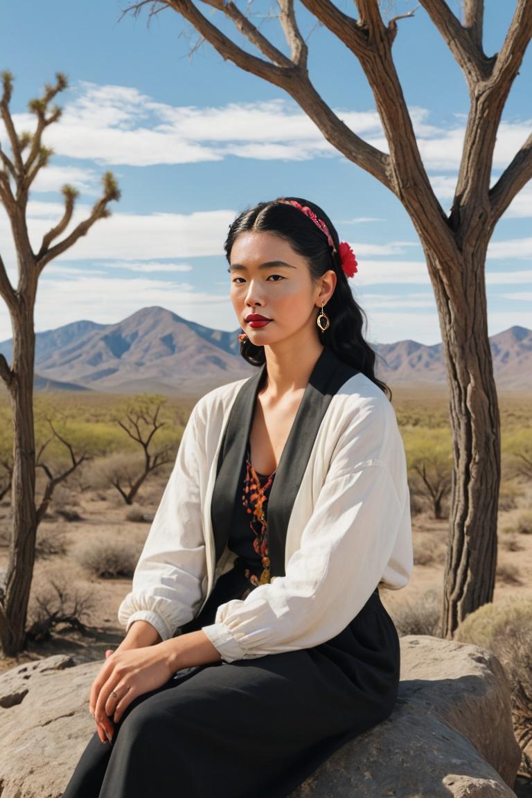 Photify AI prompt preview for Frida Kahlo 🌼🌸🏵️ pack - 240 - 2025-05-09T07:53:31.175Z