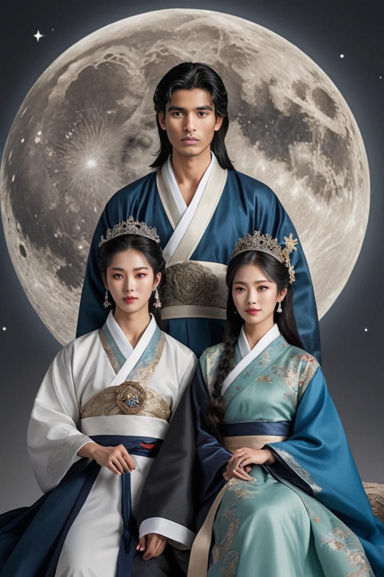 Photify AI prompt preview for Moon Prince And Princess pack - 240 - 2025-04-21T14:29:16.621Z