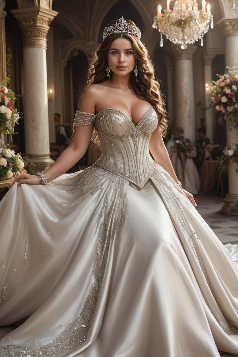 Photify AI prompt preview for Bold And Bright Wedding Dresss pack - 240 - 2025-04-28T02:47:11.859Z