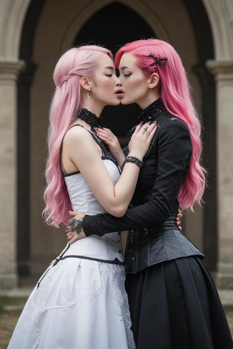 Photify AI prompt preview for Weeding Kiss Girls pack - 240 - 2025-05-04T03:24:56.730Z