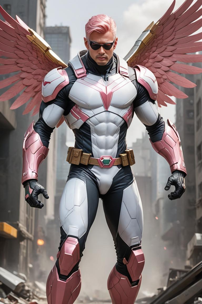 Photify AI prompt preview for The Falcon Marvel pack - 240 - 2025-05-09T08:11:49.751Z