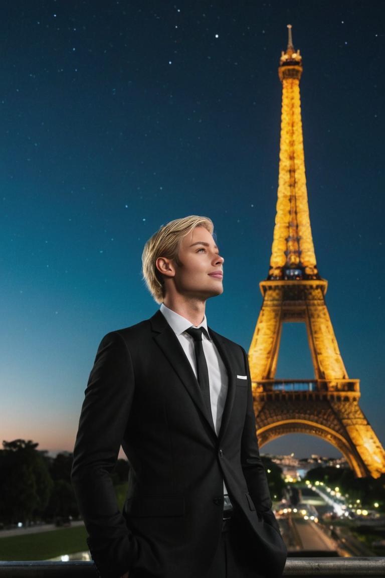 Photify AI prompt preview for Man In Paris pack - 240 - 2025-05-30T23:34:02.954Z